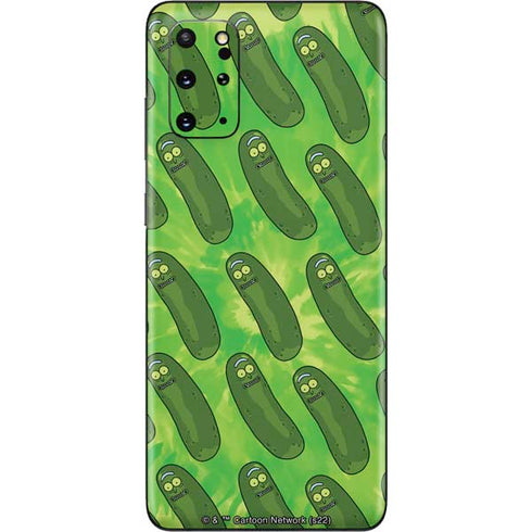 Adult Swim Rick and Morty Pickle Rick Pattern Galaxy S20 Plus Skin